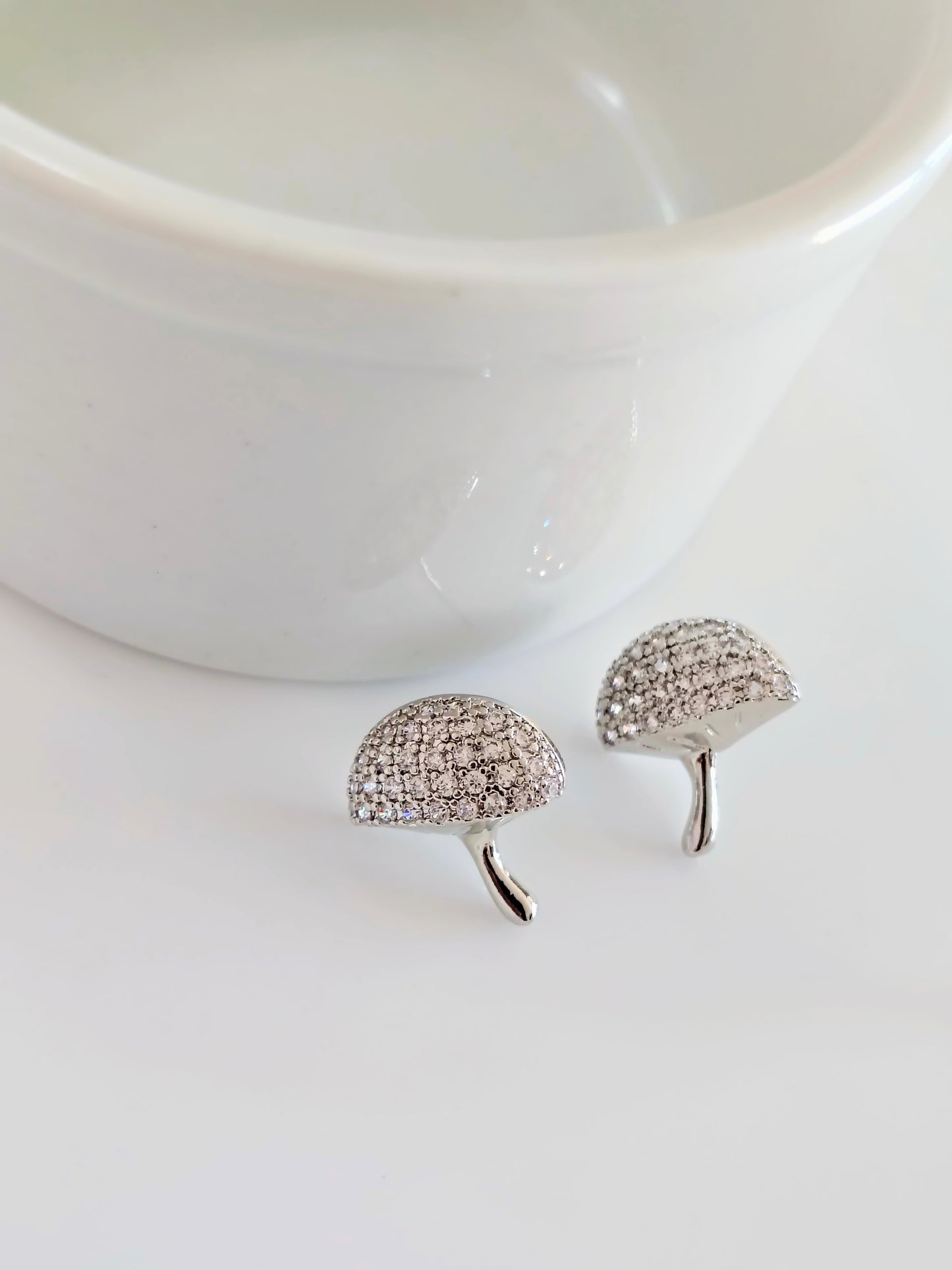 Cogumelo com zircônias