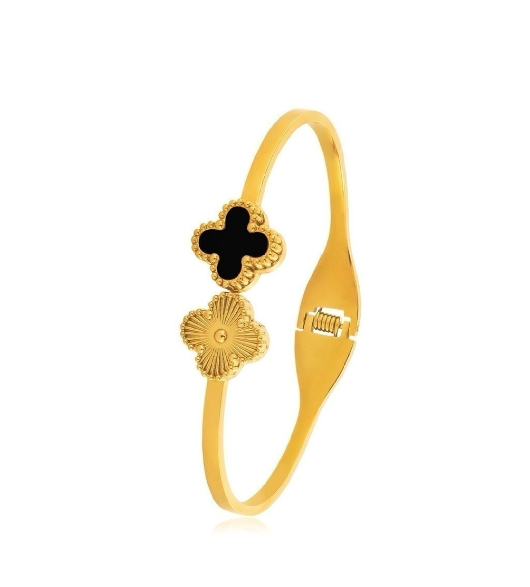 Bracelete rígido trevo