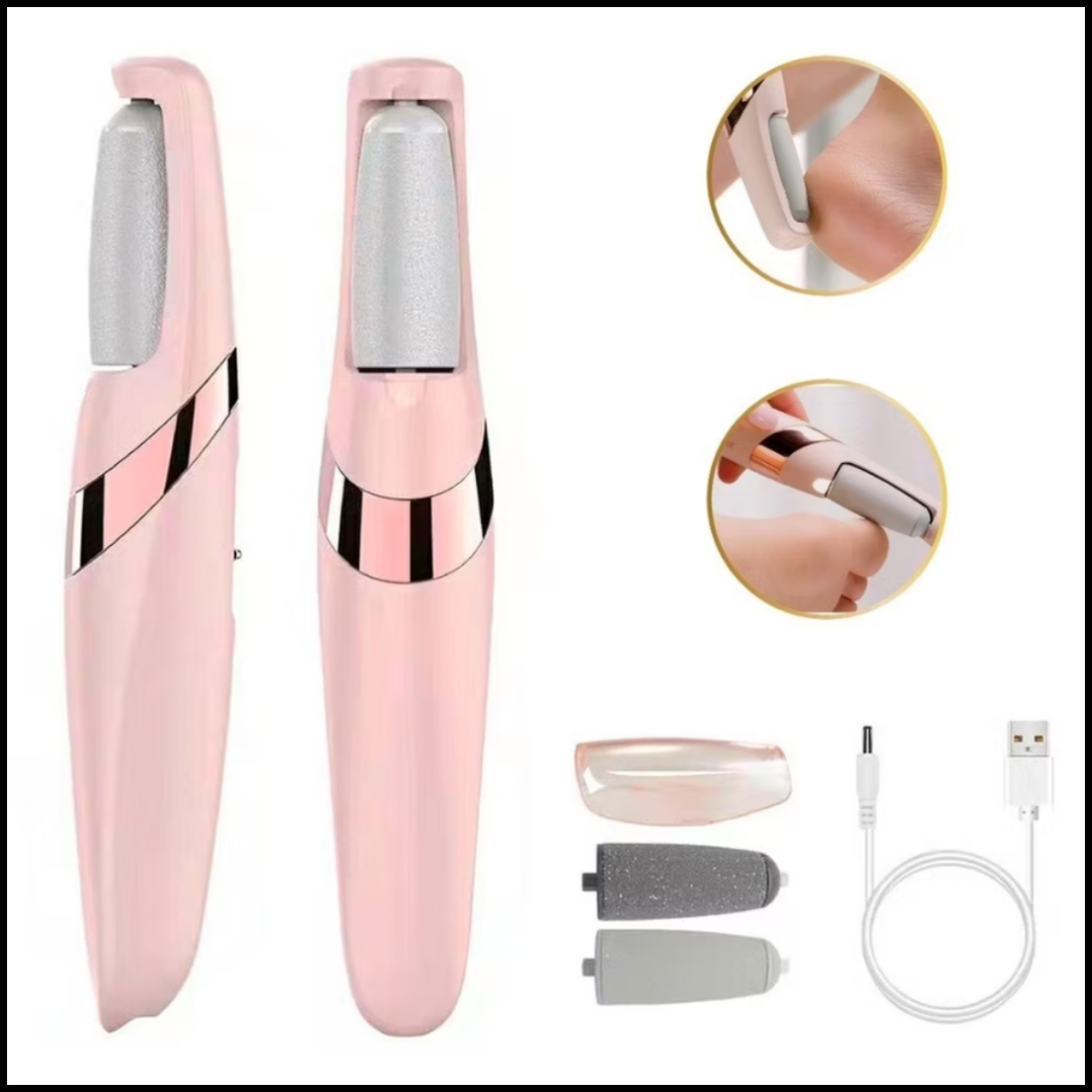 Lixa elétrica de pés recarregável - tira calos