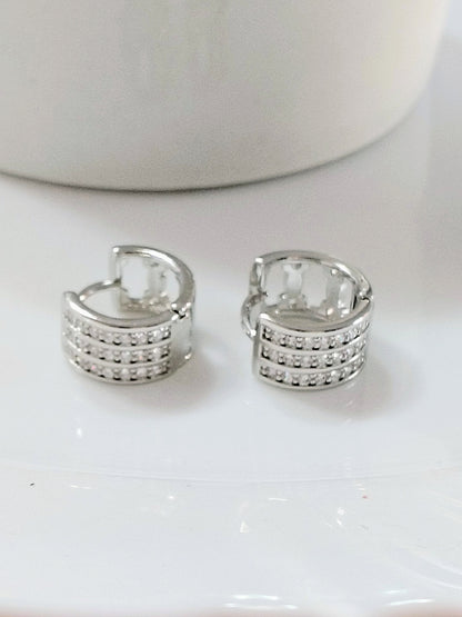 Argola com zircônias