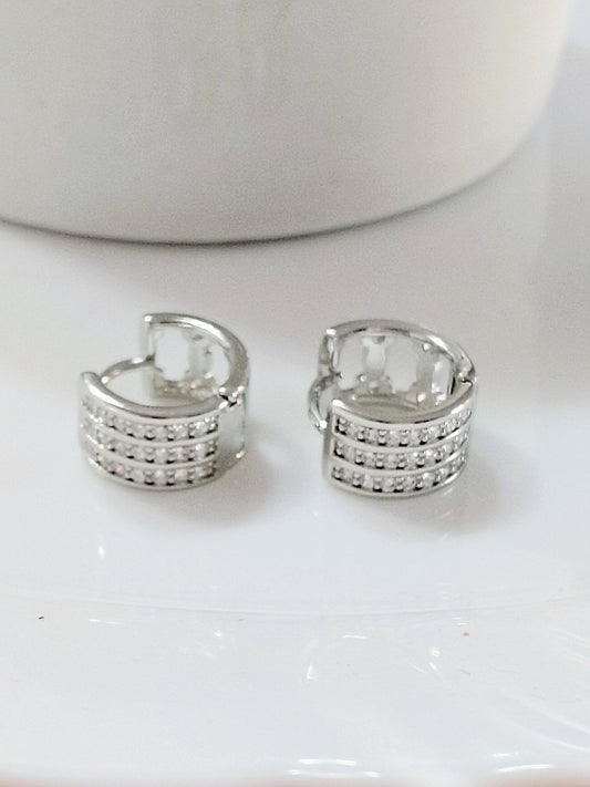 Argola com zircônias