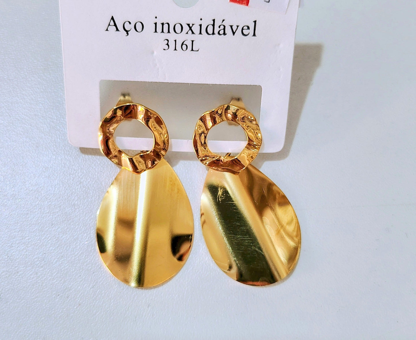 Brinco aço inoxidável