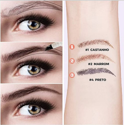 Caneta de sobrancelha e barba