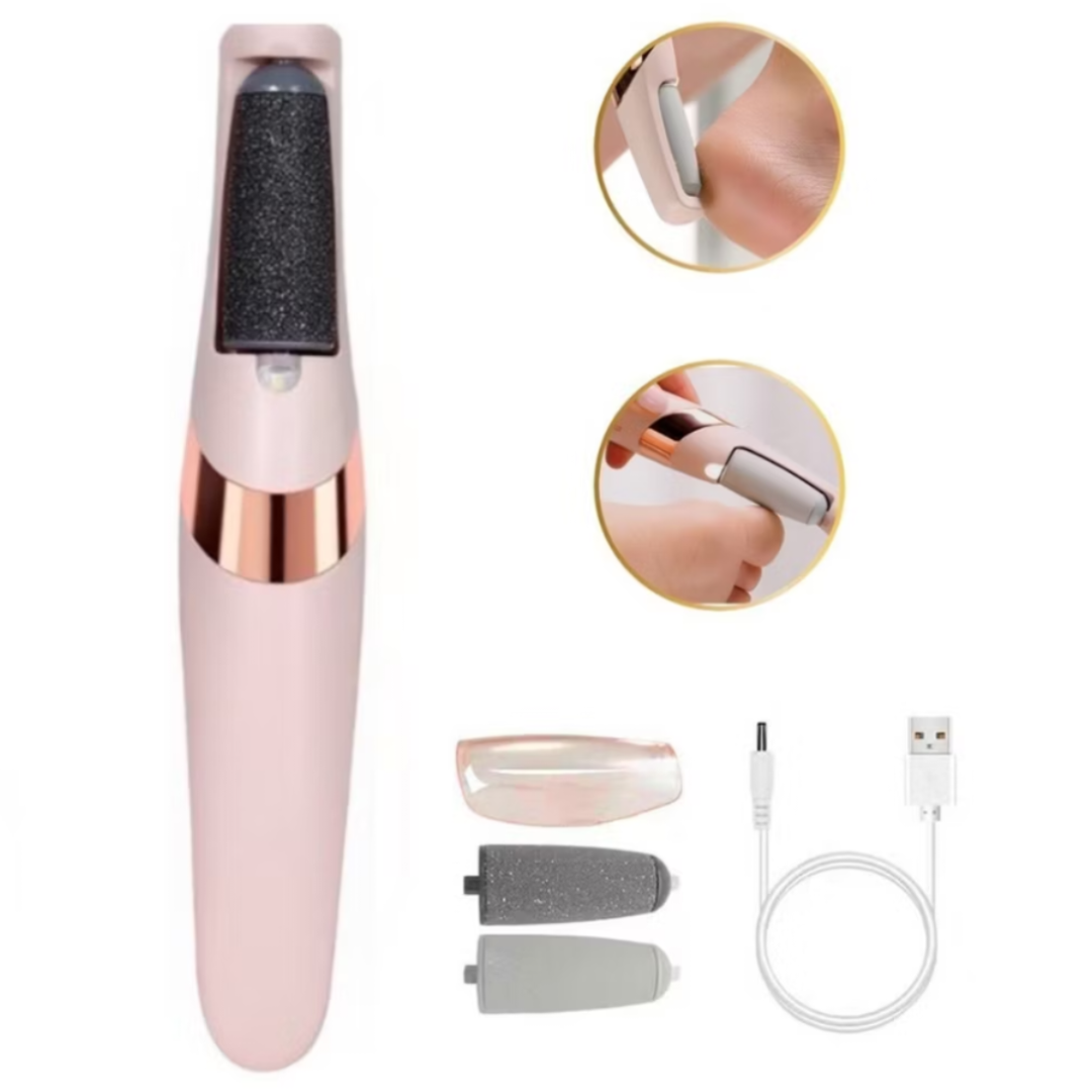 Lixa elétrica de pés recarregável - tira calos