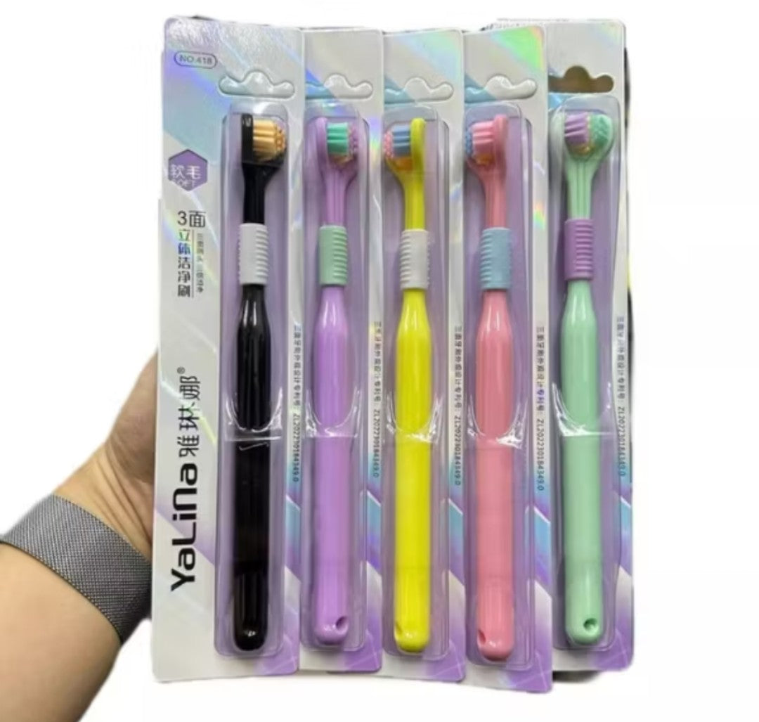 Escova dental 3 lados