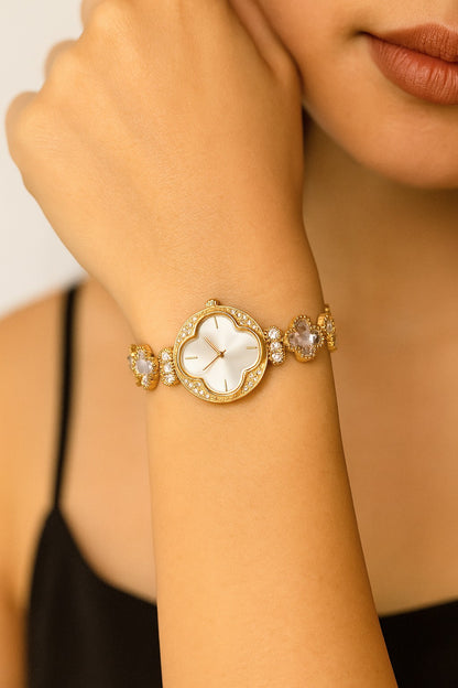 Relógio em madrepérola