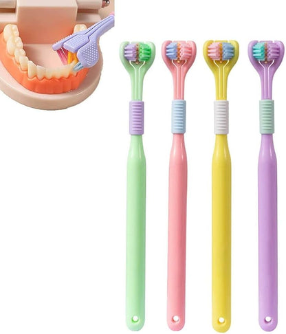 Escova dental 3 lados