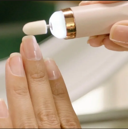 Caneta Polidora e Lixadeira elétrica para unhas com 5 pontas.